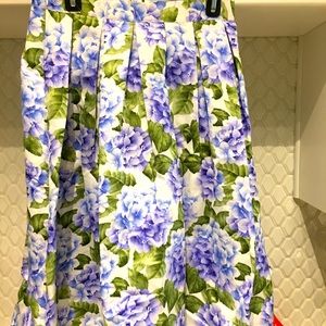 Floral Skirt/pleated flower skirt Large Easter skirt